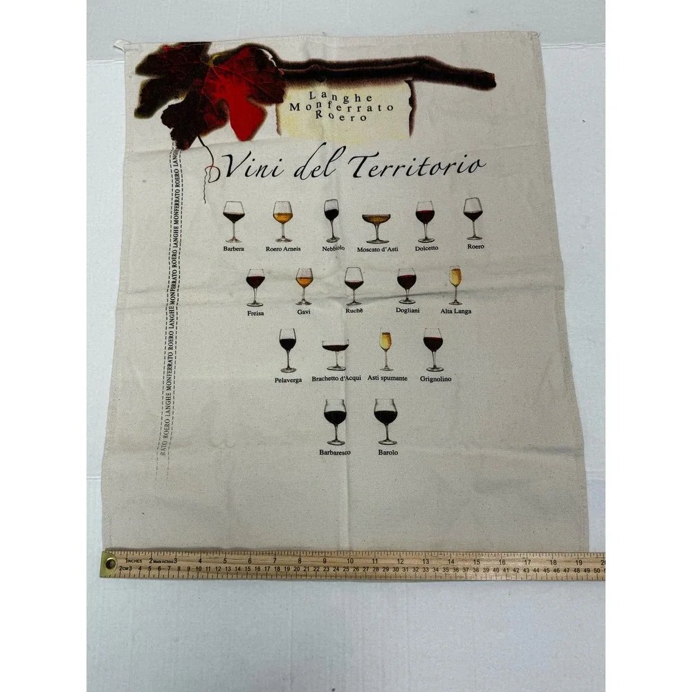 Kitchen Towel Italian‎ Wine Theme Made in Italy